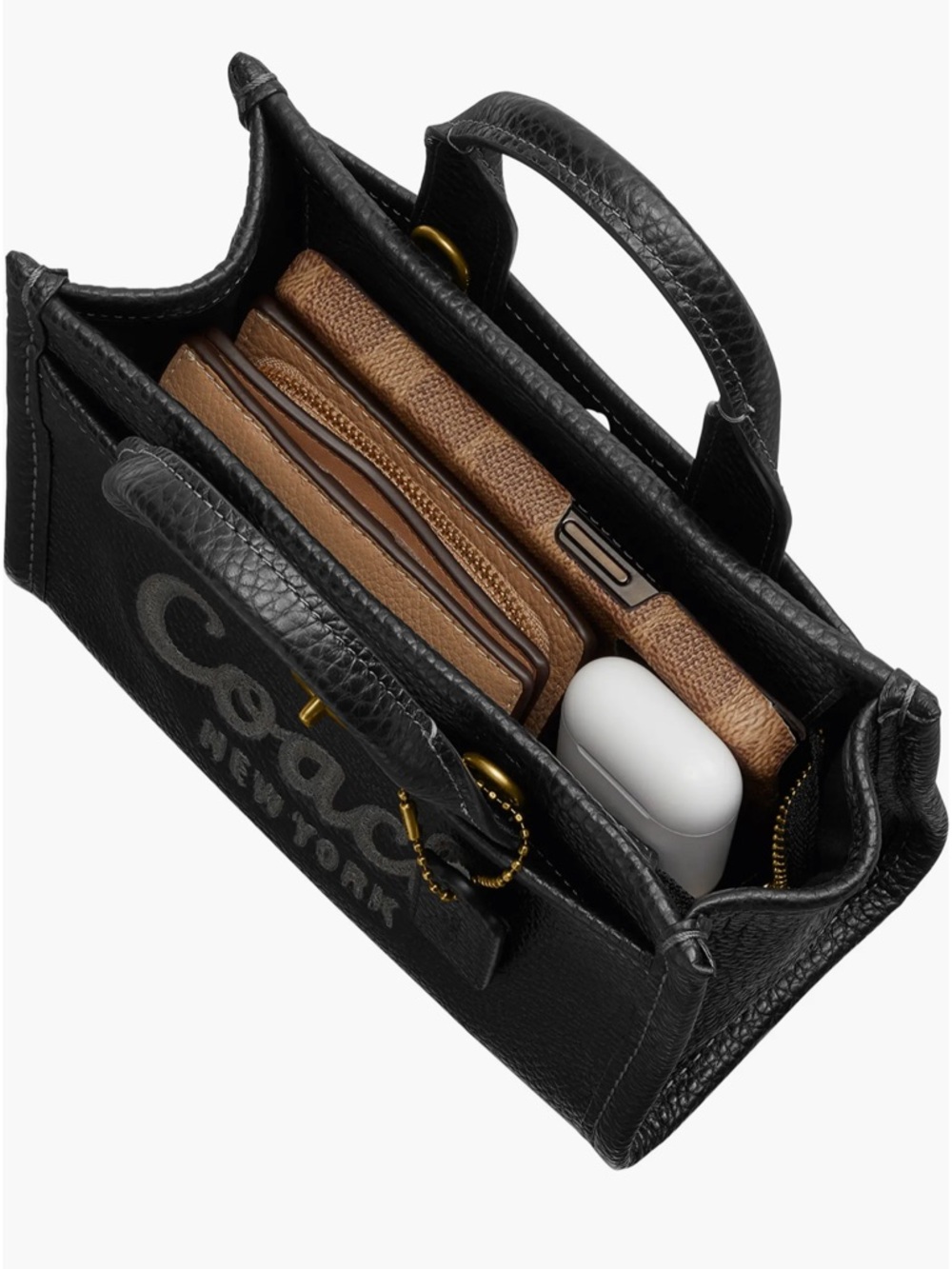 Coach Bubble 20 Leather Cargo Tote - Picture 6 of 11